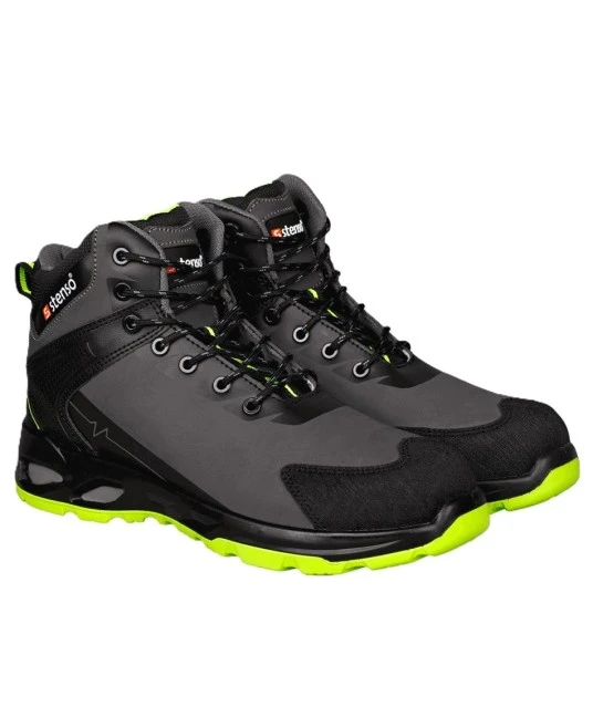 Bocanci O2 fara bombeu, rezistenti la umezeala, negru-verde