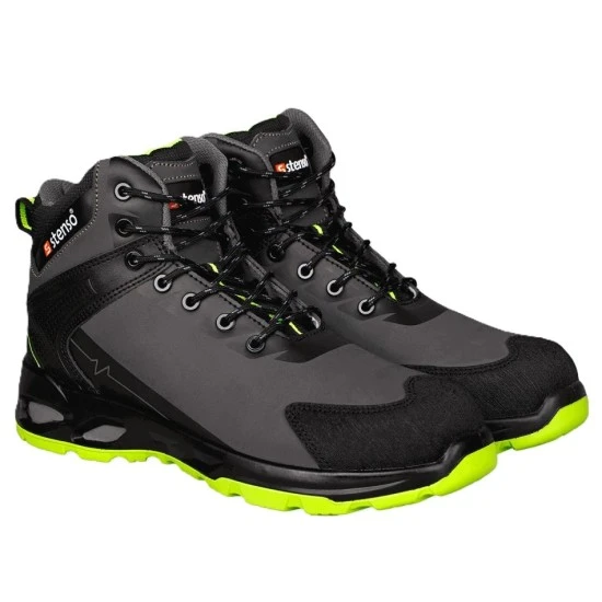 Bocanci O2 fara bombeu, rezistenti la umezeala, negru-verde