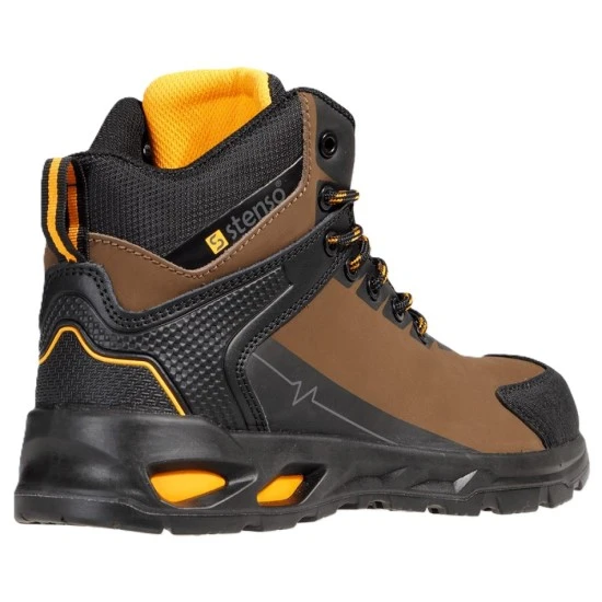 Bocanci O2 fara bombeu, rezistenti la umezeala, maro-negru