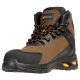 Bocanci de protectie S3S SR, bombeu fibra de sticla  lamela antiperforatie Kevlar, maro