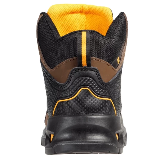 Bocanci de protectie S3S SR, bombeu fibra de sticla  lamela antiperforatie Kevlar, maro