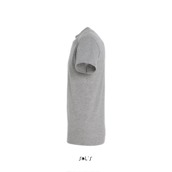 Tricou bumbac Sol's, 150g/m2, gri melange