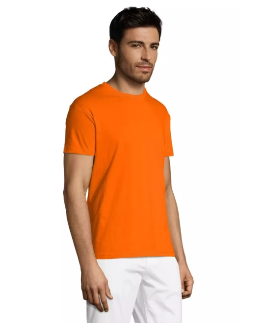 Tricou bumbac Sol's, 150g/m2, portocaliu