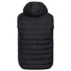 Vesta cu gluga impermeabila, neagra