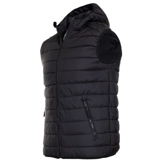 Vesta cu gluga impermeabila, neagra