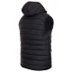 Vesta cu gluga impermeabila, neagra