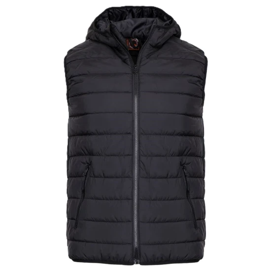 Vesta cu gluga impermeabila, neagra Vesta cu gluga impermeabila, neagra