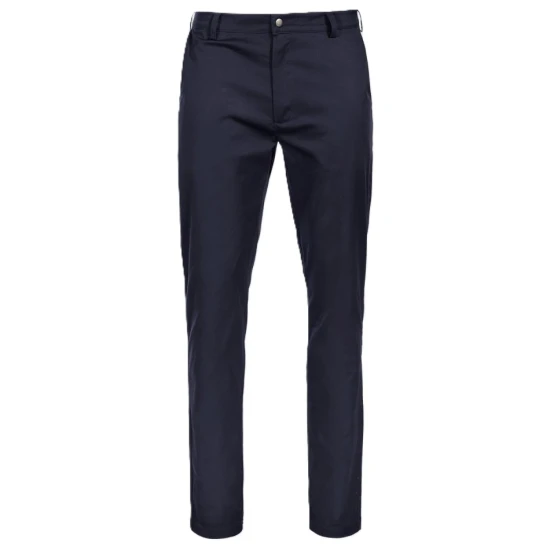 Pantaloni stretch casual subtiri, elastan, 170g/m2, bleumarin