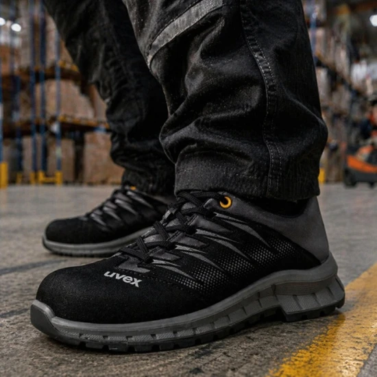 UVEX2 TREND pantofi de protectie S2, SRC ESD, negru cu gri