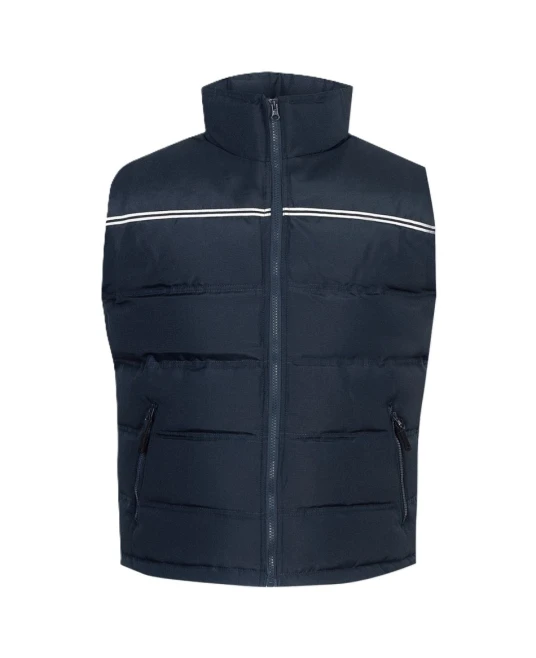 Vesta vatuita impermeabila, dungi reflectorizante, bleumarin Vesta vatuita impermeabila, dungi reflectorizante, bleumarin