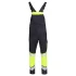 Salopeta cu pieptar stretch HiVis subtire 210g/m2, negru-galben