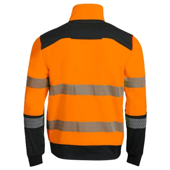 Jacheta stretch HiVis subtire 210g/m2 , negru-portocaliu