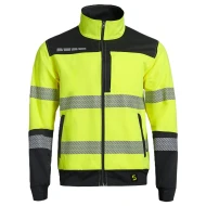 Jacheta stretch HiVis subtire 210g/m2 , negru-galben
