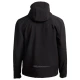 Softshell cu gluga Runna, accesorii reflectorizante, negru