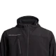 Softshell cu gluga Runna, accesorii reflectorizante, negru