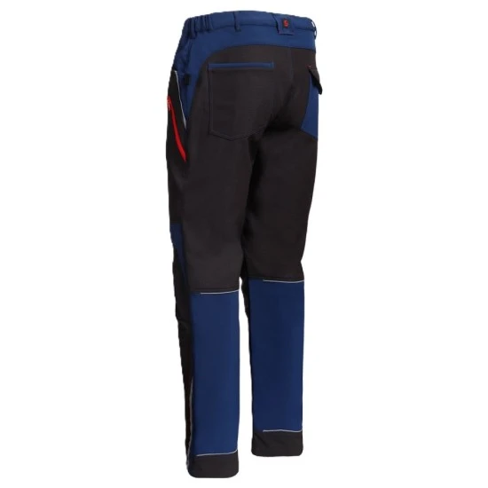 Pantaloni softshell, negru-bleumarin