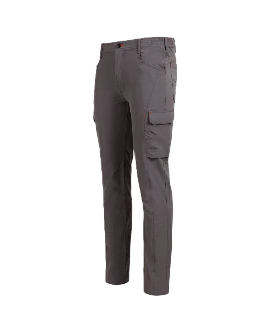 Pantaloni de lucru Viggo elastici si flexibili, 190g/m2, gri
