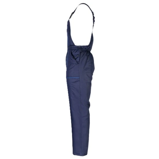 Salopeta cu pieptar vatuita bumbac, bleumarin