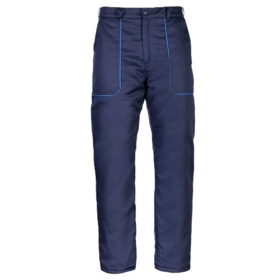 Pantaloni vatuiti bumbac, bleumarin