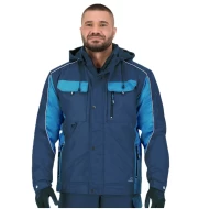 Jacheta vatuita impermeabila, certificata EN342 rezistenta frig, albastru Jacheta vatuita impermeabila, certificata EN342 rezistenta frig, albastru