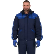 Jacheta vatuita bumbac hidrofobizat, bleumarin cu albastru Jacheta vatuita bumbac hidrofobizat, bleumarin cu albastru