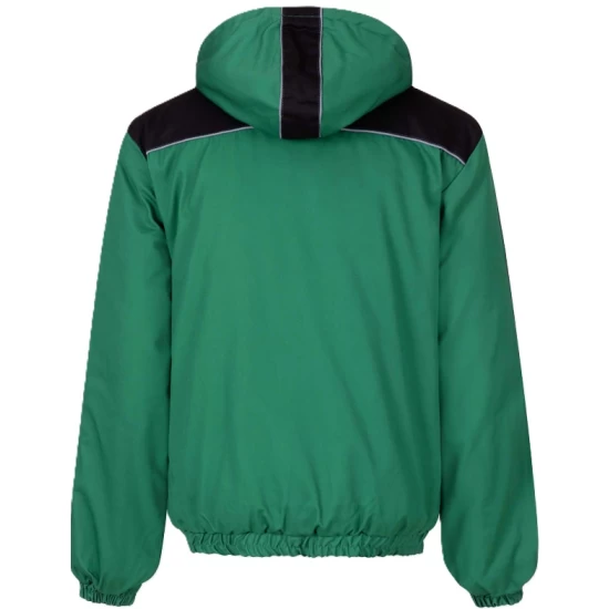 Jacheta vatuita bumbac hidrofobizat, verde cu negru Jacheta vatuita bumbac hidrofobizat, verde cu negru