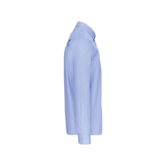 Camasa cu maneca lunga barbati, 100% bumbac, 125 g/mp, albastru deschis Camasa cu maneca lunga barbati, 100% bumbac, 125 g/mp, albastru deschis