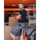 Pantaloni scurti de lucru bumbac Raptors, gri rosu Pantaloni scurti de lucru bumbac Raptors, gri rosu